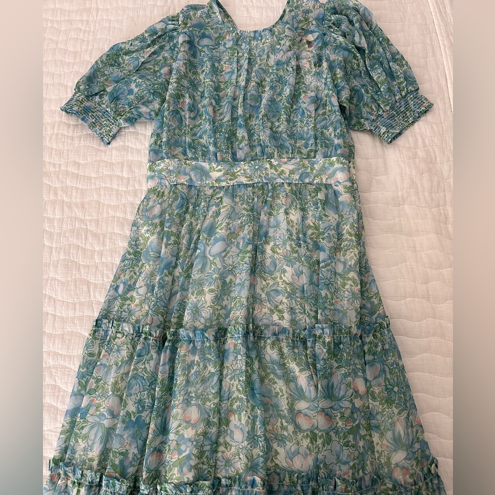 BYTIMO Floral Chiffon Tiered dress - Picture 7 of 8